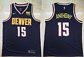 Nuggets 15 Carmelo Anthony Navy Nike Swingman Jersey,baseball caps,new era cap wholesale,wholesale hats